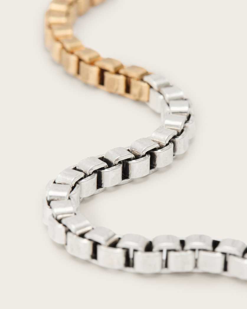 Box Two Tone Bracelet WARM BRASS MIX | ALLSAINTS FR